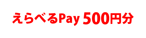 えらべるPay 500円分